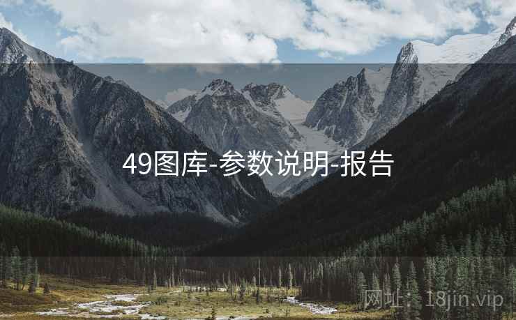 49图库-参数说明-报告